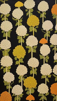 Cauliflowers pattern backgrounds wallpaper.
