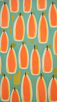 Large jumbo papayas painting backgrounds pattern.