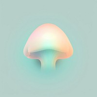 Abstract blurred gradient illustration mushroom fungus invertebrate fragility.