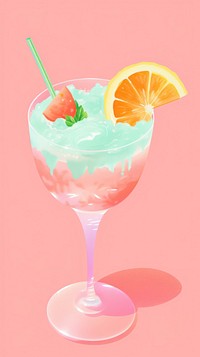Cocktail dessert fruit drink.