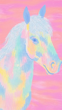 Horse painting art backgrounds.
