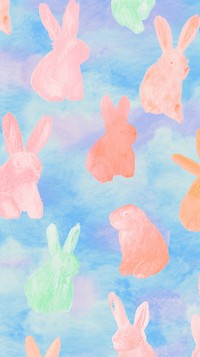 Rabbit art backgrounds painting.