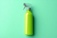 Spray cleaner bottle container yellow.