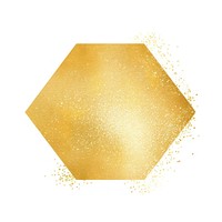Octagon icon gold backgrounds glitter.