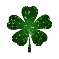 Clover icon green shape leaf.
