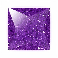 Square icon backgrounds gemstone amethyst.