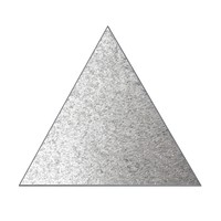 Triangle icon shape white background pyramid.