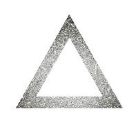 Triangle icon shape white background pyramid.