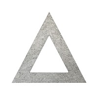 Triangle icon shape white background architecture.