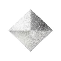 Hexagramgon icon shape white background rectangle.