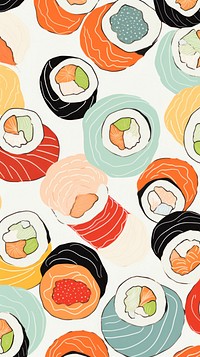 Sushi food rice backgrounds.