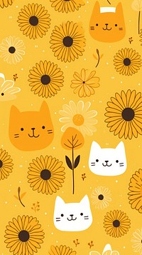 Cats and dogs wallpaper pattern mammal.