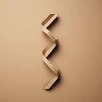 2D DNA symbol paper wood wall.