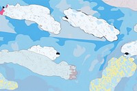 Cloud background backgrounds map sea.