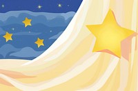 Star in the night clean background backgrounds astronomy cartoon.