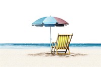 Summer chair beach furniture.