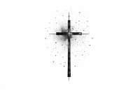 Cross cross drawing symbol.