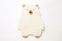 Bear white cute toy.