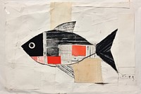 Fish fish art painting.