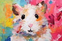 Hamster art painting hamster.