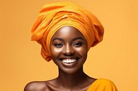 Ghana woman portrait turban adult.