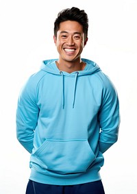 Sports clothes sweatshirt white background relaxation.