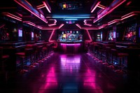 Nightclub disco light neon.
