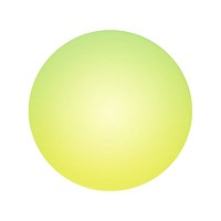 Sun gradient sphere yellow shape.