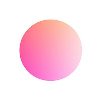Sun gradient shape pink white background.