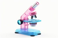 Microscope white background biotechnology magnification.