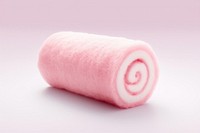 Swiss roll confectionery textile produce.
