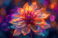 Bloom flower abstract pattern dahlia.