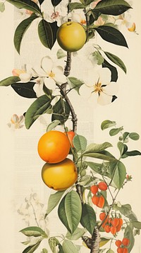 Wallpaper ephemera pale tropical fruite plant pear food.