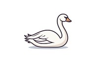 Swan swan cartoon animal.