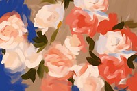Flowers backgrounds painting pattern.