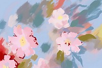 Flowers backgrounds painting blossom.
