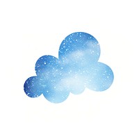 Blue cloud icon white background outdoors clothing.
