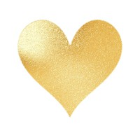 Gold heart icon backgrounds shape white background.