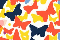 Stroke painting of Butterfly background pattern backgrounds butterfly.