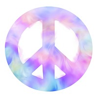 Peace Sign abstract purple accessories.