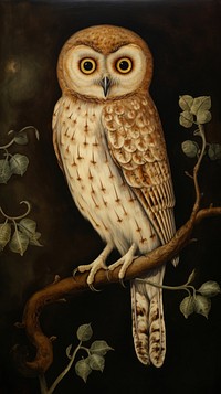 Elf owl painting art animal.