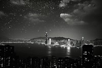Hongkong sky architecture metropolis.