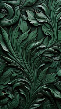 Plant bas relief pattern plant green leaf.