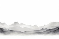 White background backgrounds monochrome mountain.