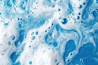 Soap foam backgrounds blue splattered.