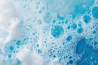 Soap foam backgrounds blue condensation.