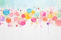 Candy backgrounds confetti balloon.