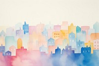 City backgrounds painting outdoors.