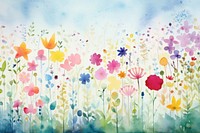 Garden backgrounds painting outdoors.