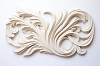 Wood pattern art relief white.